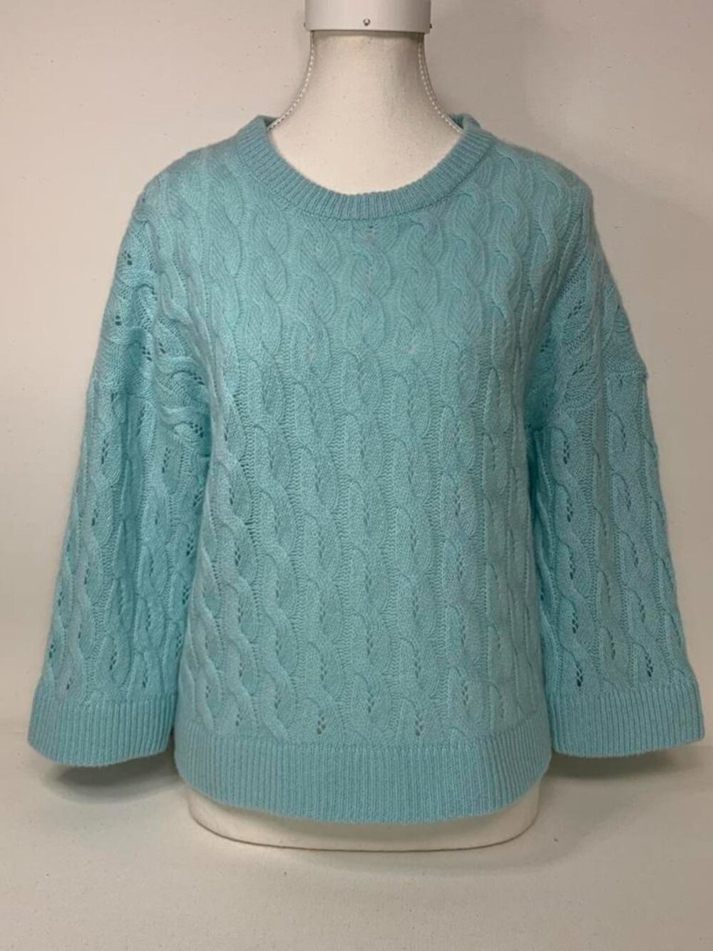 Kinross Cashmere Women's Blue Jumper